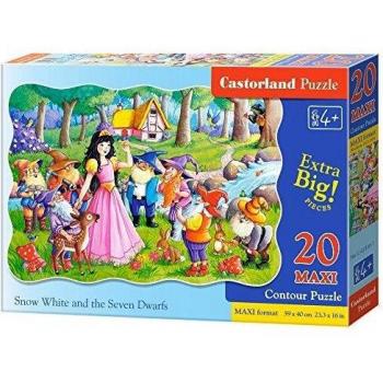 Puzzle Premium Maxi 20 Piezas - Blancanieves y los Siete Enanitos - Castorland (C-02320)