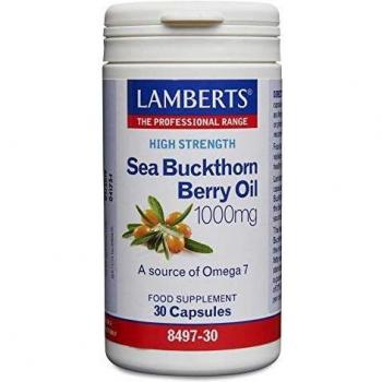 Lamberts Aceite del Fruto del Espino Amarillo 1000mg, 30 Cápsulas