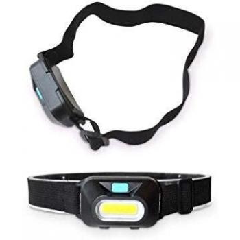 HOMEPLUSS Linterna 70x35mm para Cabeza 3 Vatios Negro
