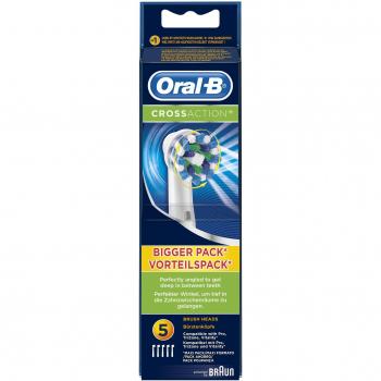 Oral-B CrossAction Recambios para Cepillo de Dientes Eléctrico, Pack de 5