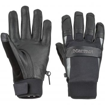 Marmot Spring Glove Esquí Ligeros para Primavera, Guantes De Senderismo, Agua, Resistentes Al Viento, Hombre, Negro, S