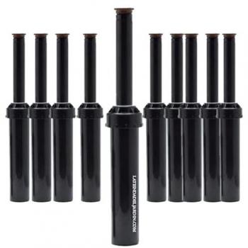 Difusor de Riego Toro LPS417, Alcance 5.2m, Altura 10cm, Toberas Intercambiables, Ángulo Ajustable (Pack de 10)