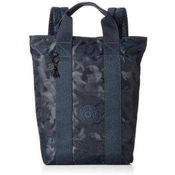 Kipling Dany Mochila, Mujeres, Satin Camo Blue