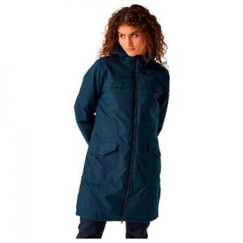 Regatta Women's Romine II Insulated Waterproof Parka Jacket - Navy Marl, Size: 8-12