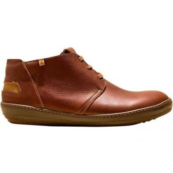 Botines de hombre El Naturalista NF98 Meteo en cuero natural con cordones