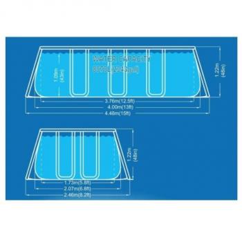 Piscina tubular Bestway Steel Pro Max Rectangular Pool Set