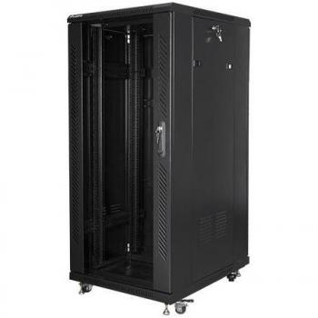 Armario Rack Libre de Pie Lanberg 19 27U 600x800 Negro