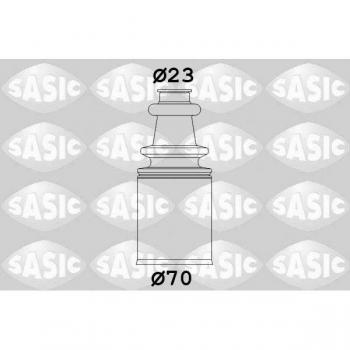 Fuelle de transmisión SASIC 4003461, Juego de fuelles para árbol de transmisión, Compatible con diversos modelos de vehículos, Fabricado en material resistente a la abrasión y al calor, Incluye abrazaderas para una instalación segura