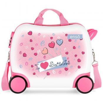 Enso Fantasy Maleta Infantil Multicolor 41x34x20 cms Rígida ABS Cierre combinación 25L 2Kgs 4 Ruedas Equipaje de Mano