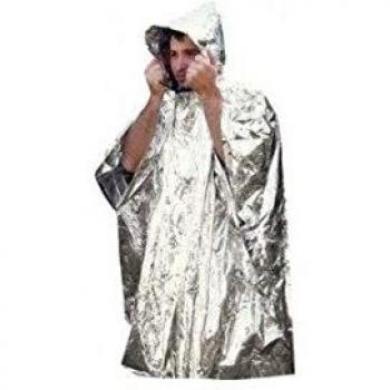 Seachoice 50-46721 Poncho de Supervivencia, Plateado, Talla Única