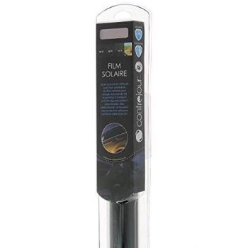 Película Solar Teñida Media CONTREJOUR 463902 para Ventanas de Automóvil, 80% Oscuridad, Anthracita, 51 x 300 cm