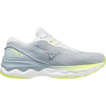 Mizuno Wave Skyrise 3 Running Shoes Women's - White/Neo Lime - Size 9