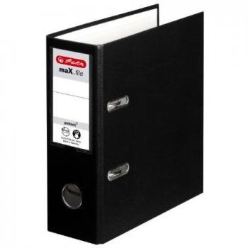 Herlitz carpeta maX.file protect A5 vertical 8cm negro