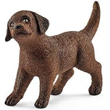 Schleich-13835 Cachorro Perro Labrador Retriever, Color marrón