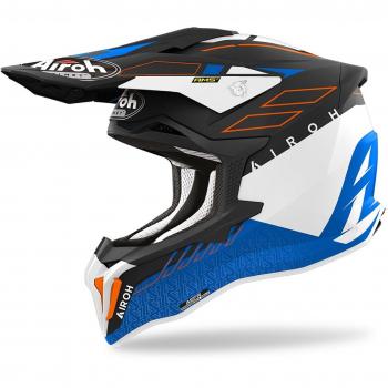 Airoh Casco de Cross Strycker Skin Azul Mate XL