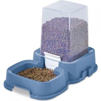 Comedero para Mascotas Tontarelli Dosificador Pequeño 27.4x16.6x18.3cm, Duradero, Resistente, Funcional, Fácil de Limpiar, Ergonómico, Antidesliz