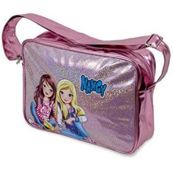 Bolso Extraescolar Premium Nancy Rosa 33x28x9cm para Niños y Niñas a Partir de 3 Años