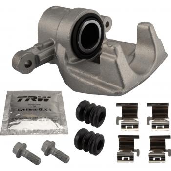 Pinza de freno TRW BHN1024E con características de alta calidad, diseño específico para vehículos, fabricada en materiales duraderos, incluye pistones y sellos de goma, compatible con sistemas de frenos hidráulicos y ofrece un