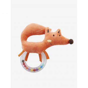 VERTBAUDET Peluche sonajero Zorrito Naranja UNICA