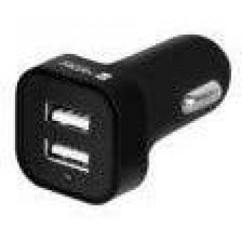 Cargador Coche NATEC Coney 2XUSB 5V 2.1A 12V 24V Negro