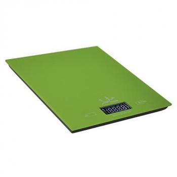 Jata Hogar 729V - Balanza electrónica de alta precisión, capacidad 5kg, color cristal verde