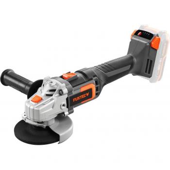 Esmeriladora Angular Inalámbrica FUXTEC FX-E1WS20 20V - 115 mm, 7500 rpm (sin batería ni cargador)