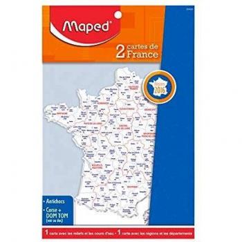 Maped Schablone Frankreich-Landkarte, Inhalt: 2 Stück