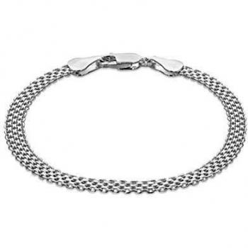 Tuscany Silver 8.28.1792 - Pulsera de plata de ley