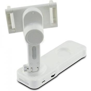 Estabilizador Steady Rec Ksix 2 Ejes con Bluetooth para Smartphone hasta 5,5 Pulgadas Blanco
