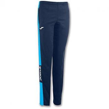 Pantalón largo mujer Joma Championship IV azul marino turquesa flúor, talla S, unisex adulto