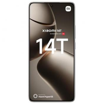 Xiaomi 14T Smartphone 5G Libre 12GB RAM, 256GB Almacenamiento, Pantalla de 6.67, Dual SIM, Gris Titanio