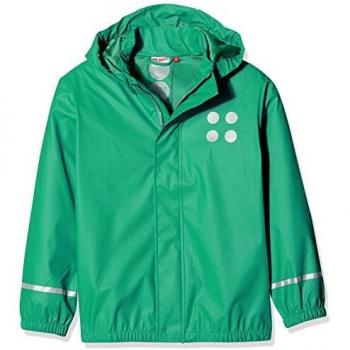 LEGO Jonathan 101 Chaqueta Impermeable, Niños, Verde