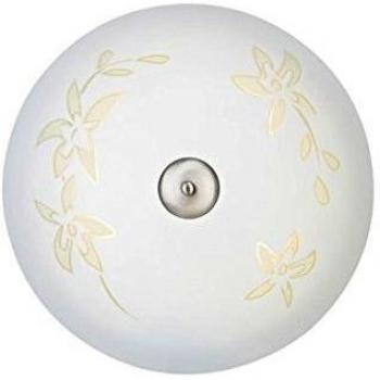 Lámpara de techo LED empotrada Solara blanca 43 cm con diseño moderno y acabado metálico
