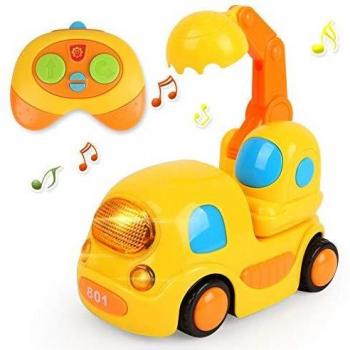 LBLA Coches Teledirigidos Niños 2 Años,Juguetes 2 Años,RC Juguetes para Bebés Niños 2 Años,Juguetes Niños 3 Años,Música y Luces