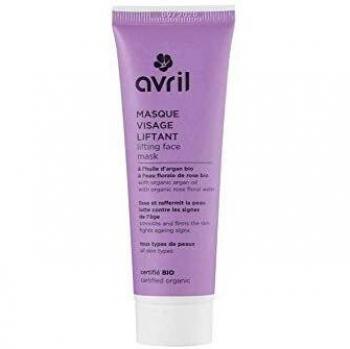 Avril Organic Lifting Face Mask with Argan Oil and Rose Floral Water, 50 ml