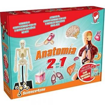 Science4you-Anatomía 2 en 1, Juguete Educativo y científico