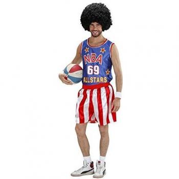 Disfraz de Jugador de Baloncesto NBA para Hombre - Talla S - Rojo y Azul