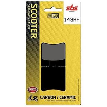 Pastillas de freno cerámicas SBS 143HF para scooter y moto