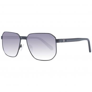Guess Men's Stylish Black Rectangle Sunglasses GF5086-5902B, One Size