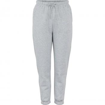 Pantalones Deportivos Mujer Pieces Chilli Gris Claro con Cintura Ajustable