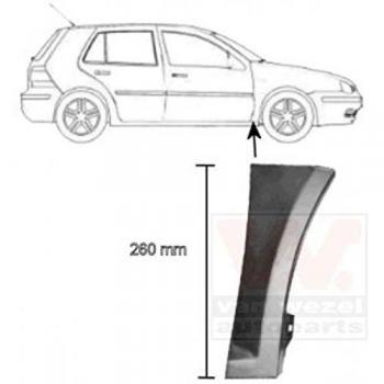 Guardabarros VAN WEZEL para VOLKSWAGEN Golf, Bora (Ref: 5888156)