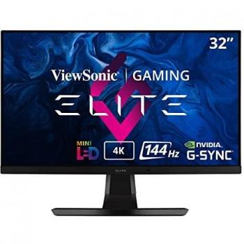 ViewSonic ELITE XG321UG 32-inch 4k 2160p Ultra HD IPS Gaming Monitor, 144Hz, Mini-LED, 3ms (GTG), Nvidia