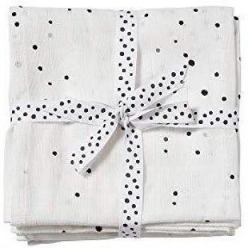 Pack 2 Muselinas Dreamy Dots Blanco Done By Deer