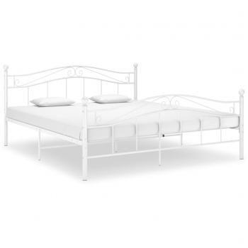 Estructura de cama de metal blanco 140x200 cm Vidaxl