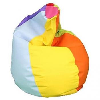 Puff Pera Polipiel Multicolor XL Happers - Cómodo, Ligero y Resistente