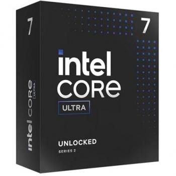 Procesador Intel Core Ultra 7 265F - 20 Núcleos (8 P-Cores + 12 E-Cores) hasta 5.3 GHz, 30 MB Smart Cache, LGA 1851, Caja sin ventil