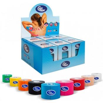 Cure Tape Negro Vendaje Neuromuscular de 5cm x 5m - Paquete de Recuperación Muscular