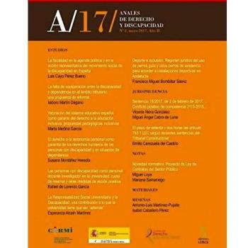 Anales de Derecho y Discapacidad, n.º 2 - 2017