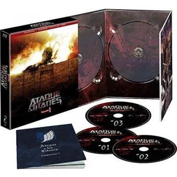 Ataque A Los Titanes Temporada 1 Episodios 1 A 25 Blu-Ray Edición Coleccionista [Blu-ray]