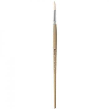 Pincel Redondo de Cerda Blanca Escoda 5131 Nº6 para Pintura al Óleo y Acrílico
